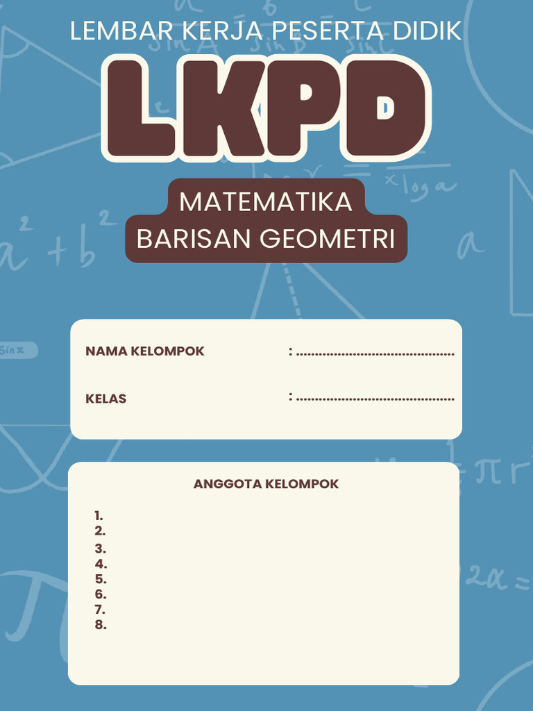 Lkpd Barisan Geometri Pdf