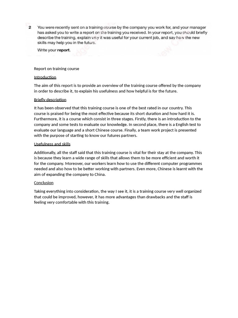 Overview of Effective Training Course | PDF