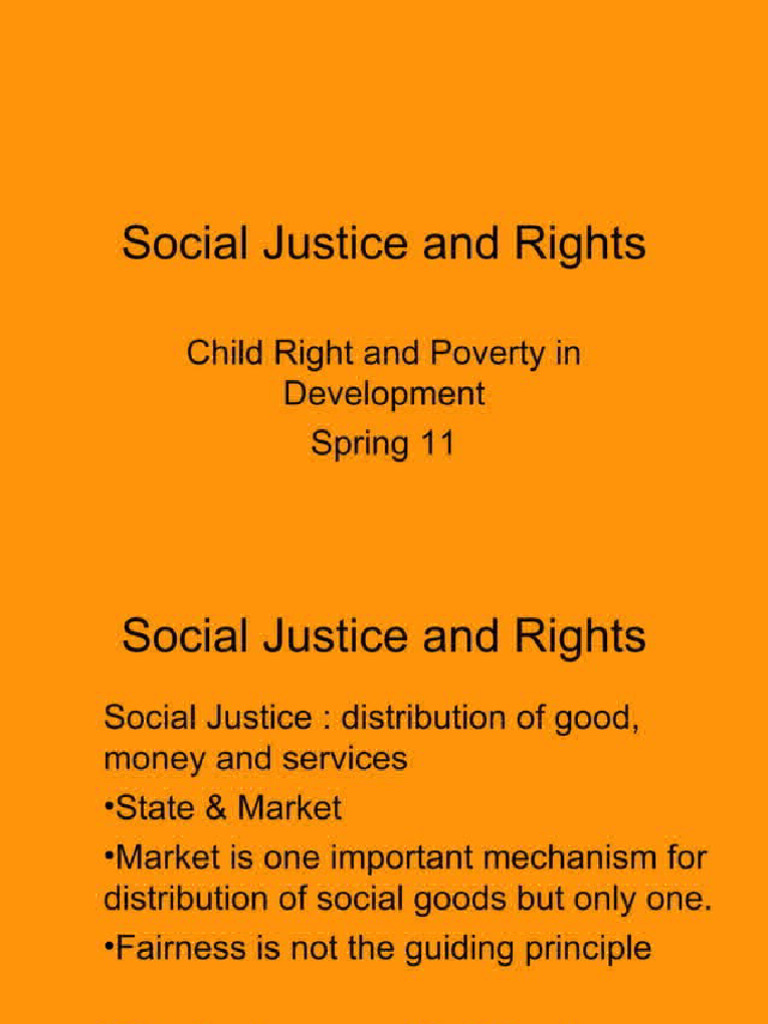 Social Justice and Rights | PDF