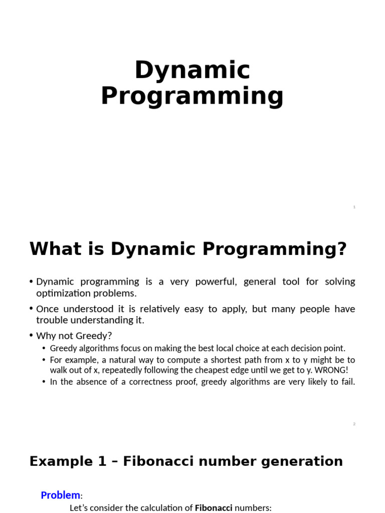 5-Dynamic Programming (1) | PDF | Dynamic Programming | Multiplication