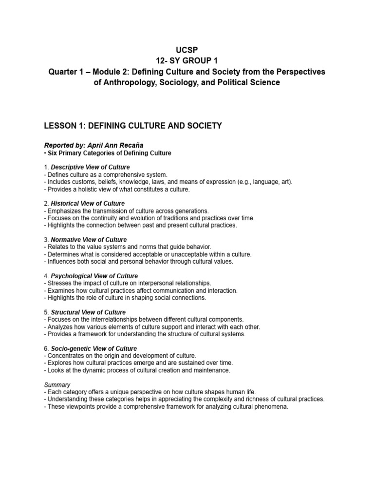 UCSP | PDF | Society | System