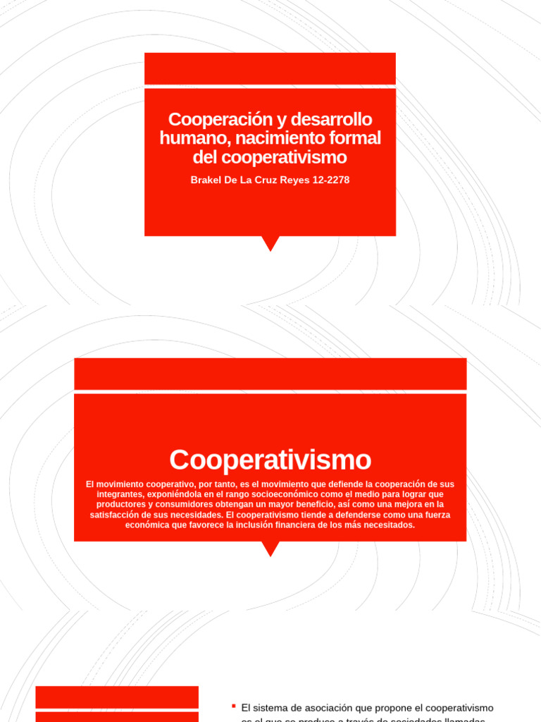 Historia y principios del cooperativismo | PDF | Cooperativa | Economias