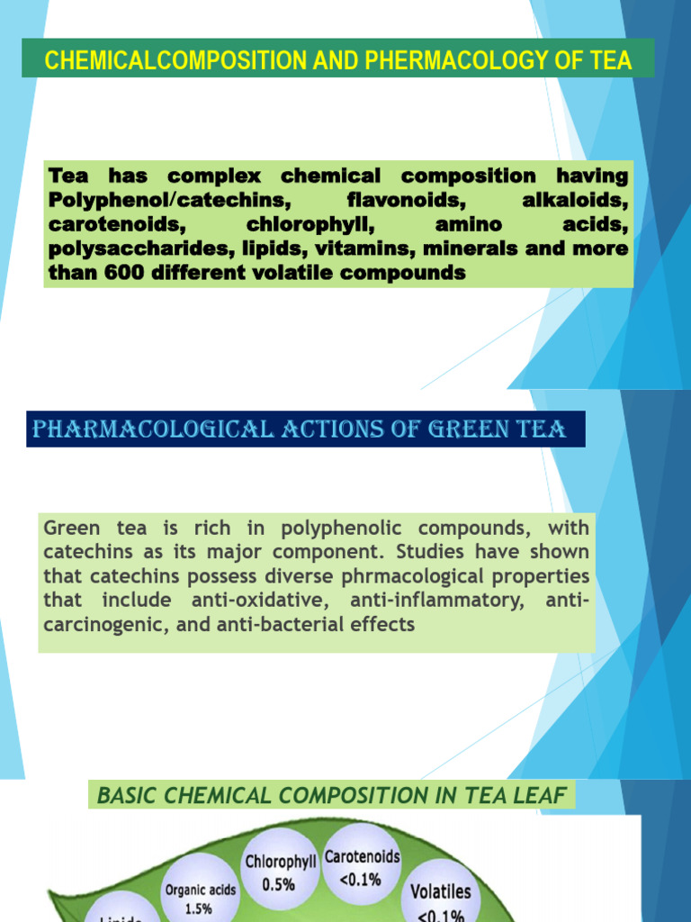 Polyphenol Composition in Tea | PDF | Polyphenol | Tea