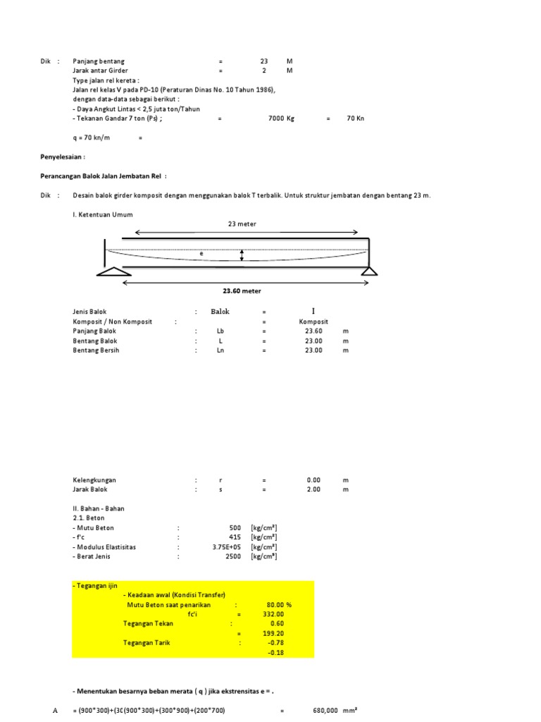 Tugas Akhir Beton Prategang