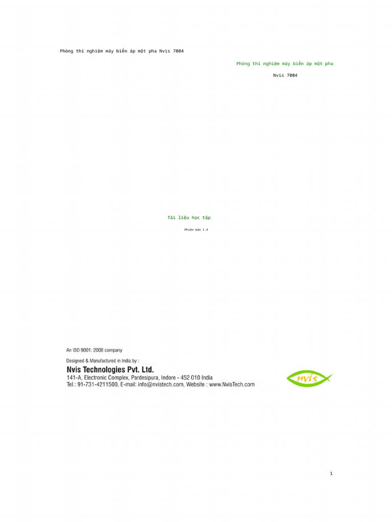 Nvis 7004 New Dich | PDF