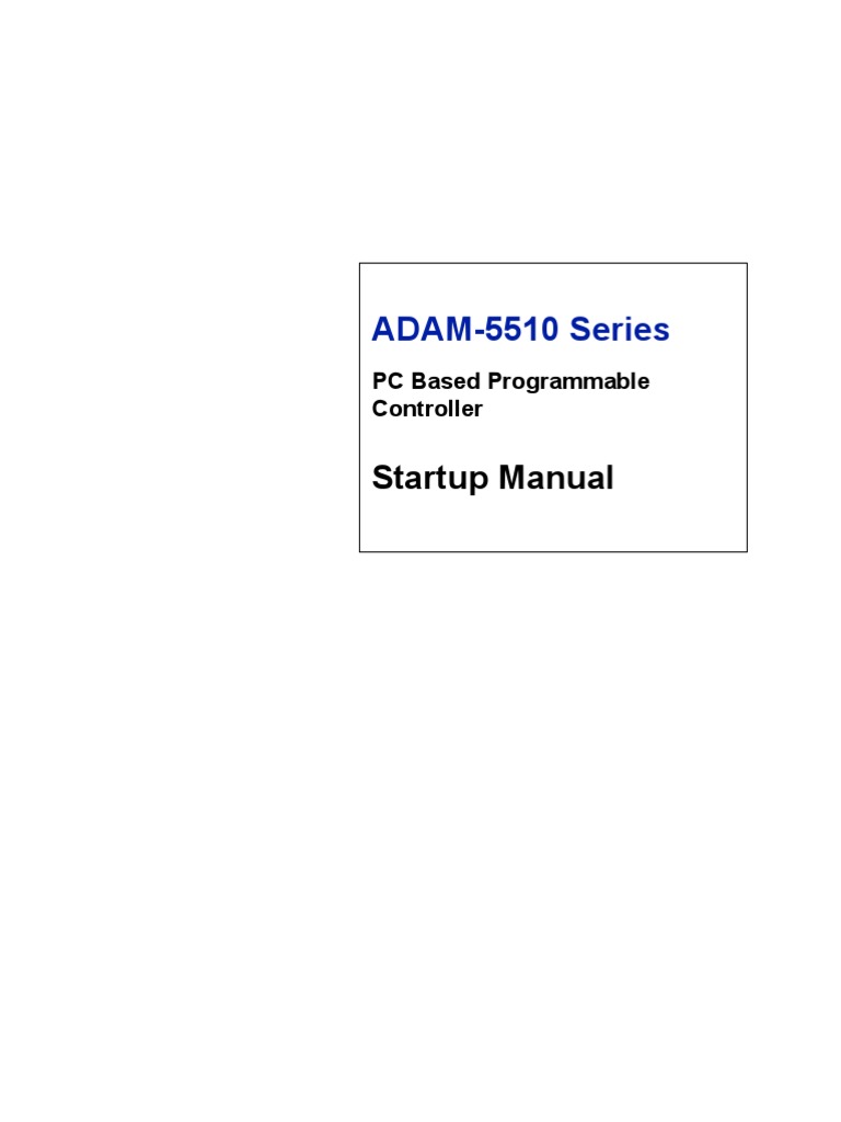 ADAM 5510 Manual | PDF | Business