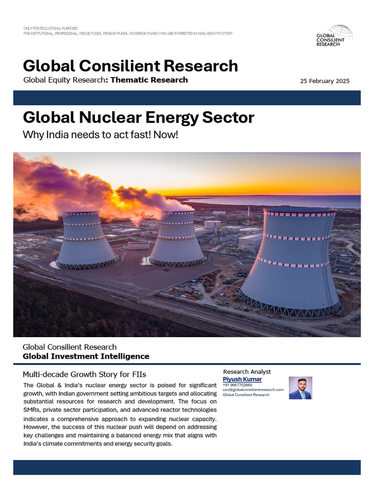 India's Nuclear Energy Growth Strategy | PDF | Nuclear Power | Neutron