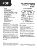 Four-Channel, Simultaneous Sampling, Fast, 14-Bit ADC