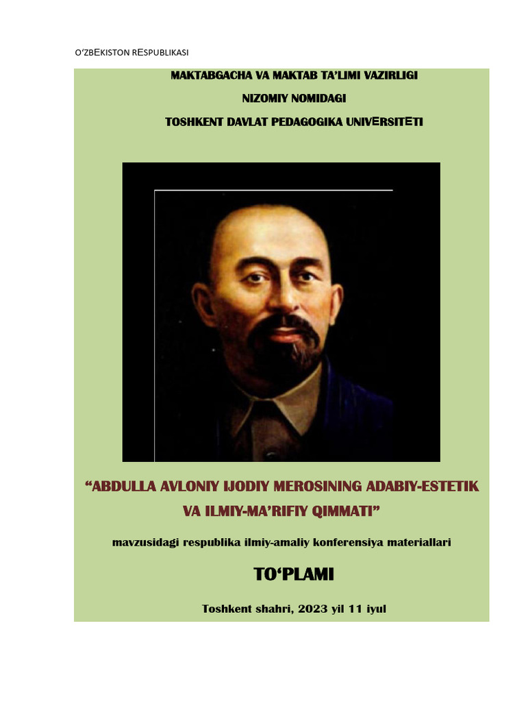 65dd9a2f0d932 Avloniy | PDF