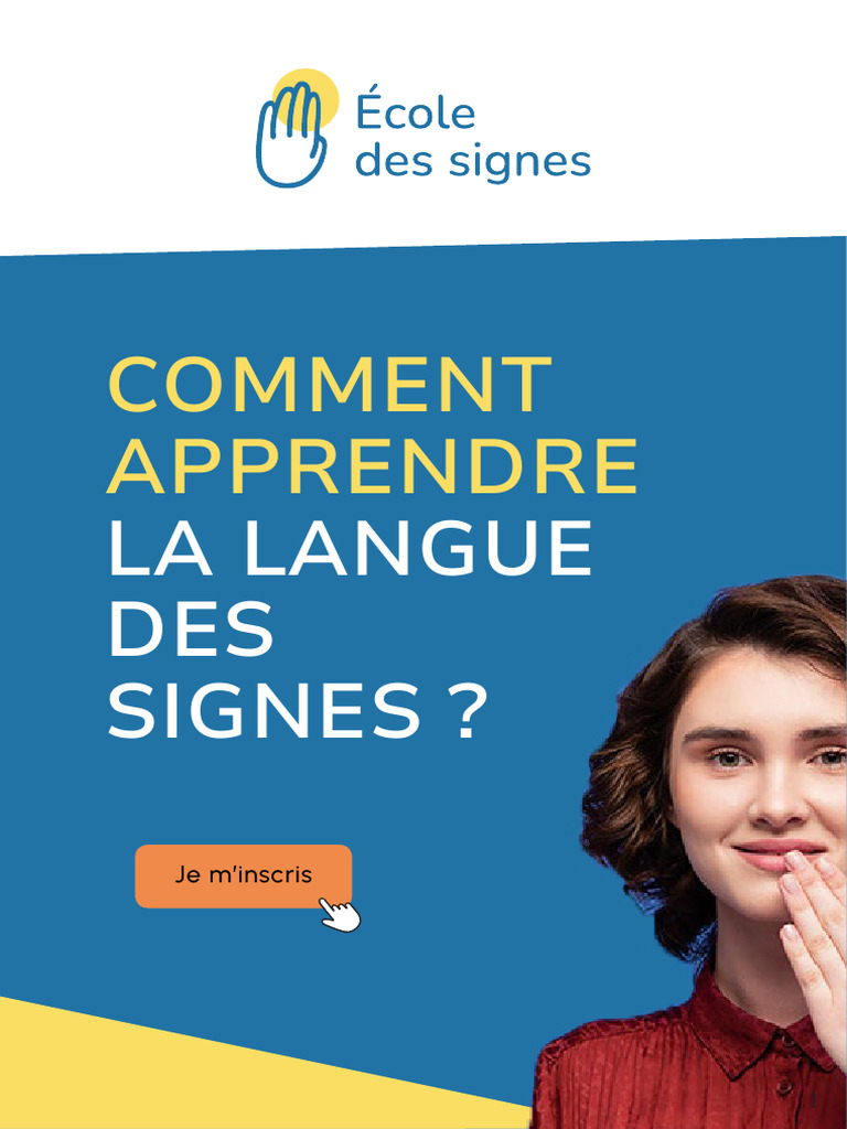 Apprendre la Langue des Signes Française | PDF | Langue des signes ...