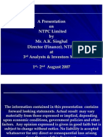 Presentation Analyst Conference