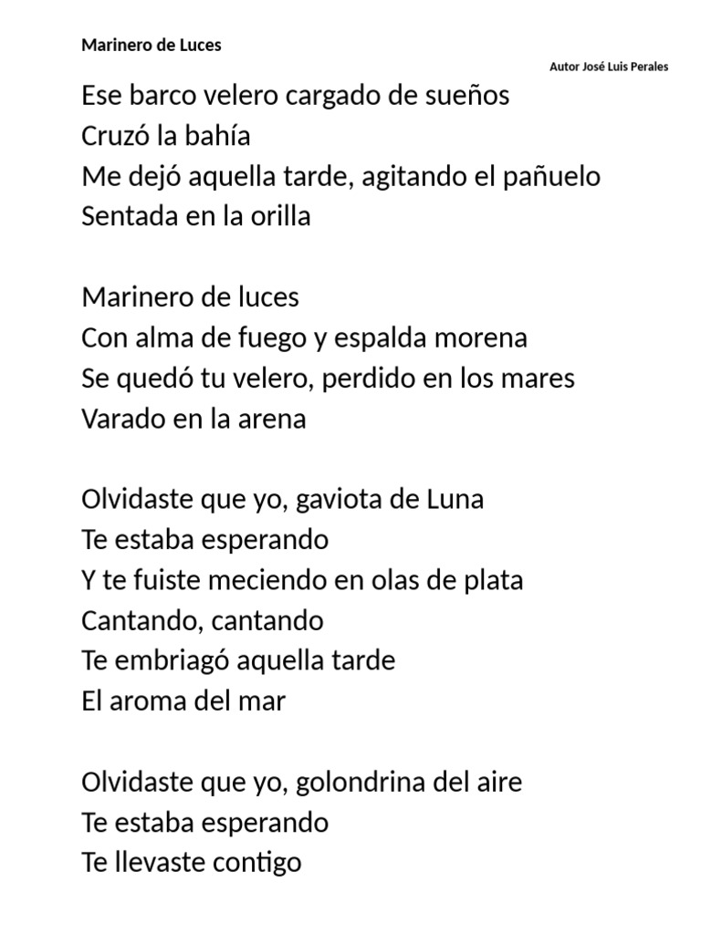 Marinero de Luces | PDF