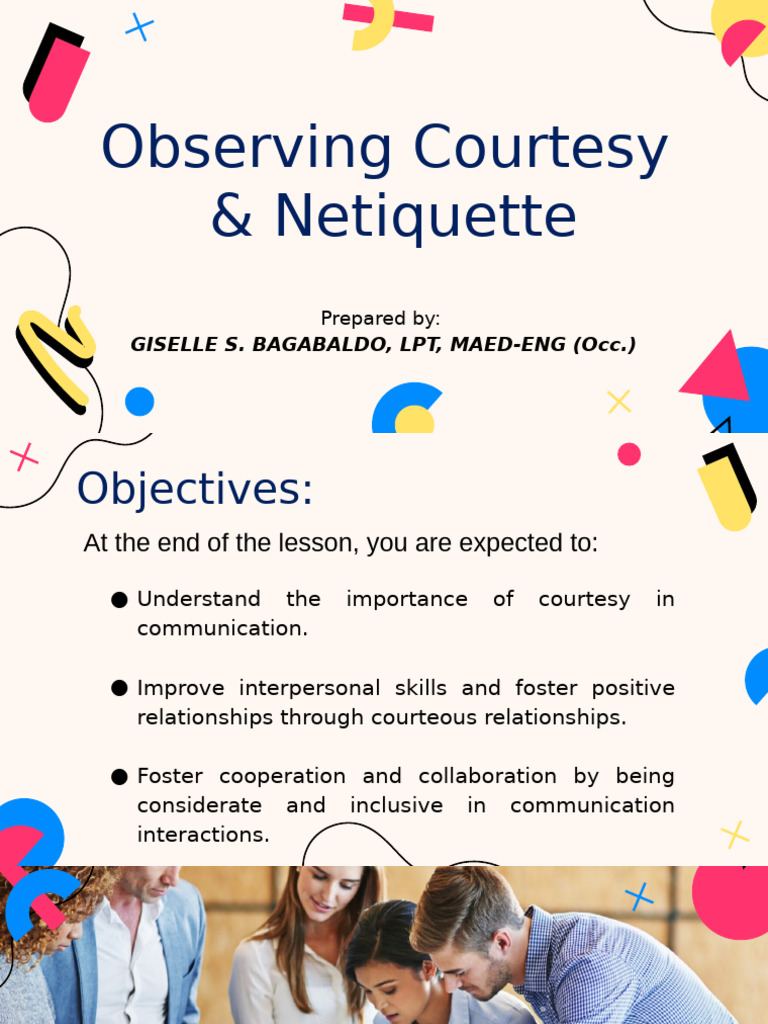 Mastering Courtesy and Netiquette | PDF | Communication | Etiquette