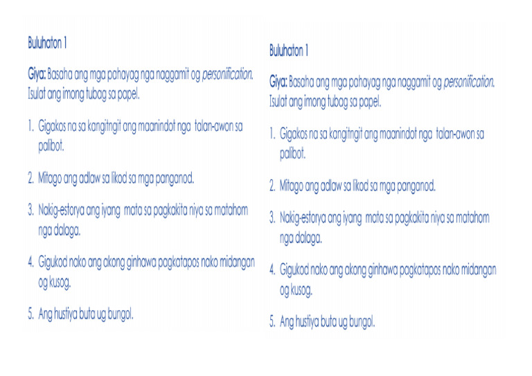 Personification | PDF