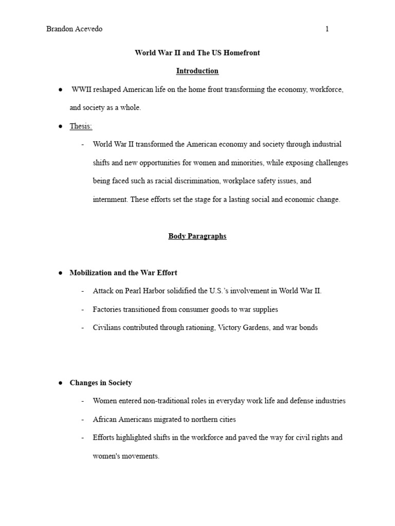 Exam 3 Part 2 Outline | PDF