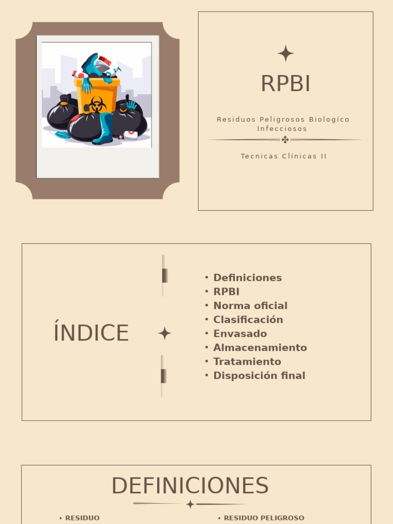 RPBI | PDF | Residuos | Laboratorios