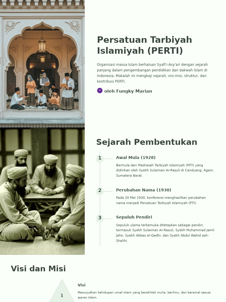 Persatuan Tarbiyah Islamiyah PERTI | PDF