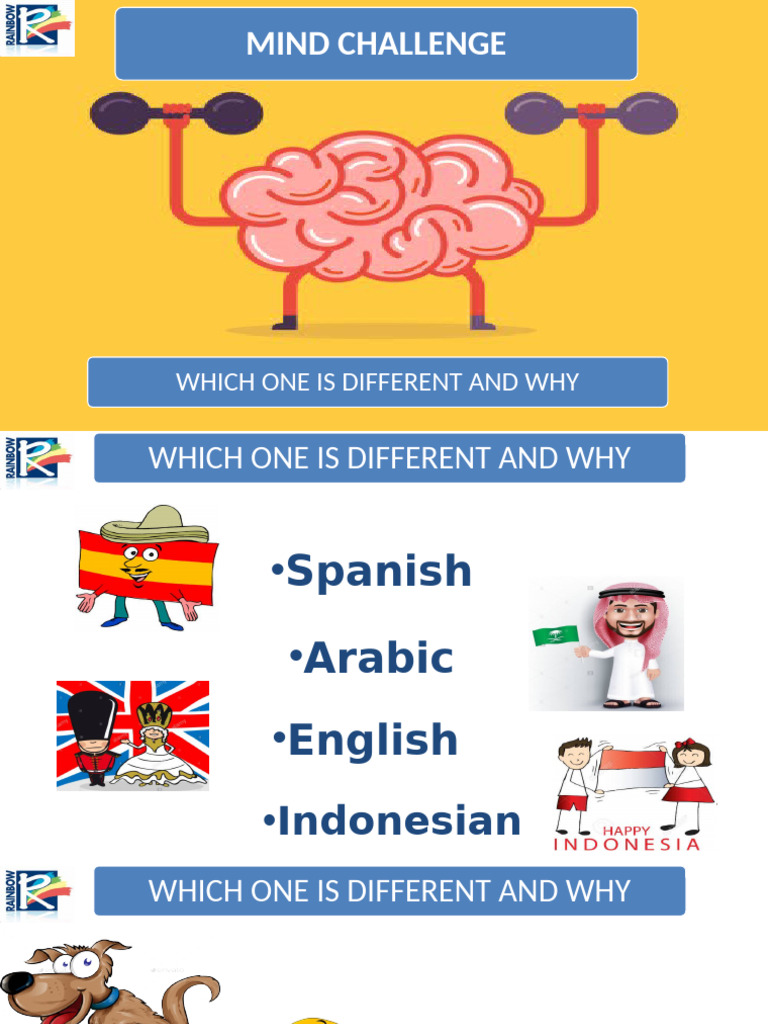 Which Is Different and Why | PDF