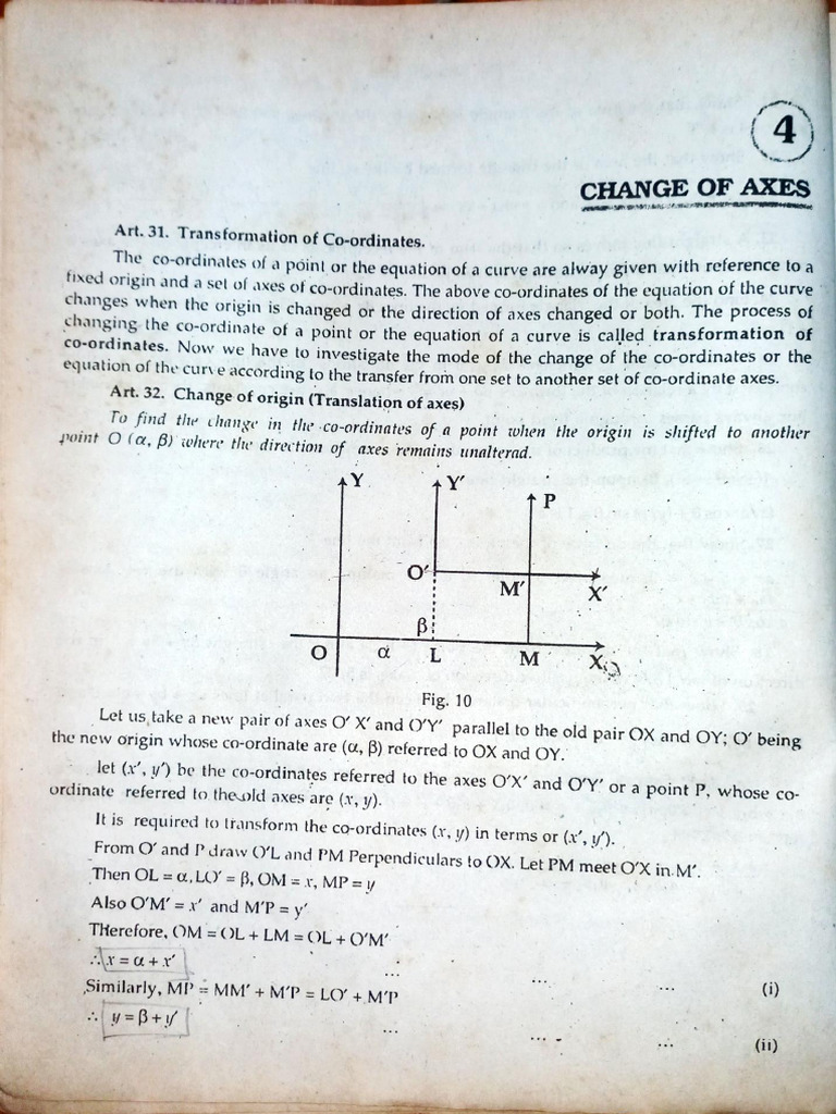 Coordinate Transformation Techniques | PDF | Cartesian Coordinate ...