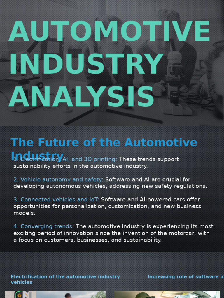 Future Trends in Automotive Industry Analysis | PDF | Electric Vehicle ...