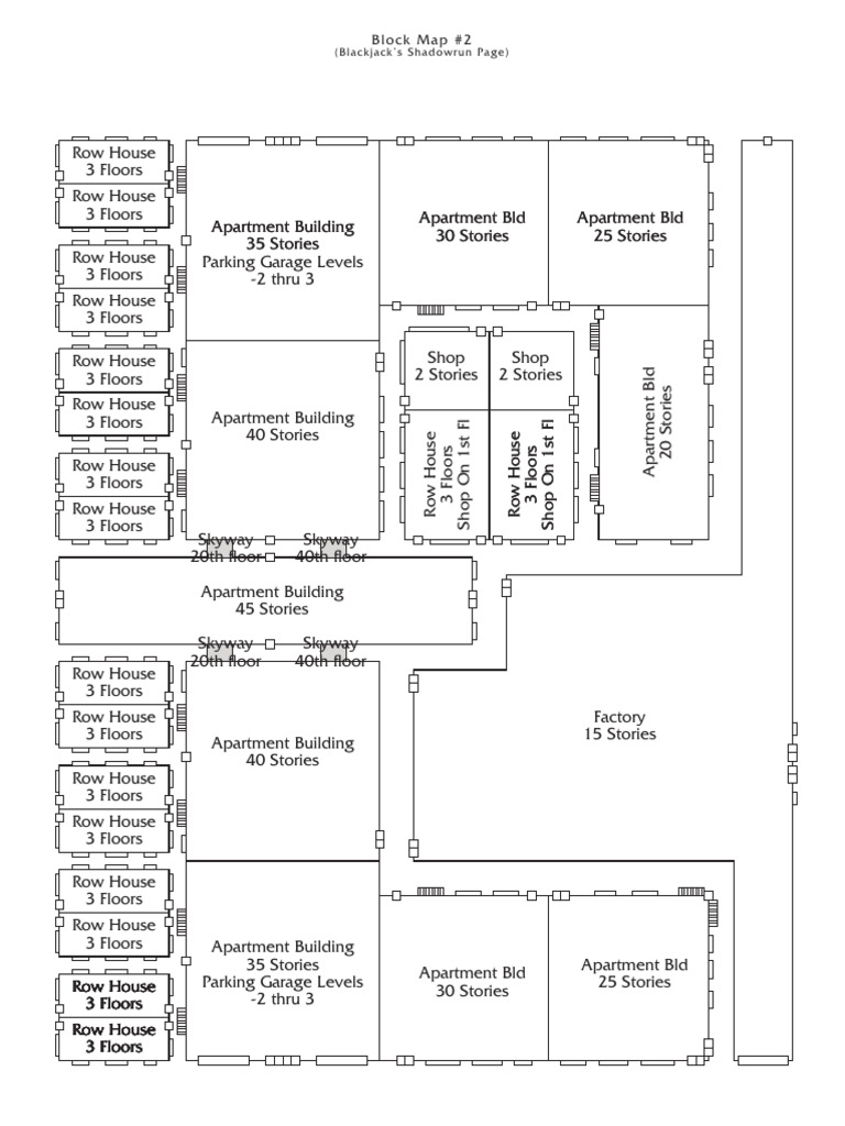 Block Map Overview: Building Types & Heights | PDF