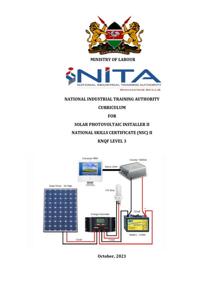 Solar PV Installer II Curriculum Guide | PDF | Apprenticeship ...