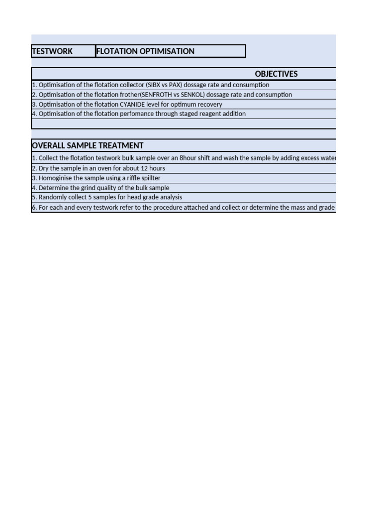Flotation Optimization Techniques | PDF | Chemistry | Industrial Processes