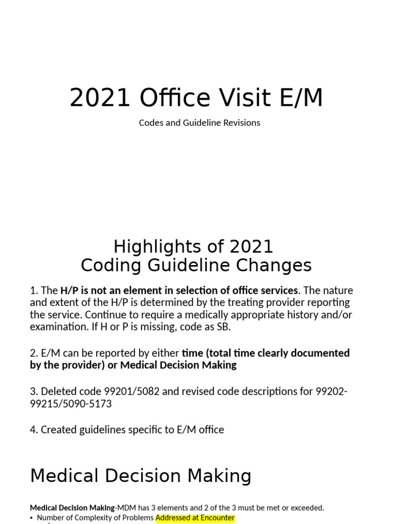 2021 Office Visit - Draft | PDF | Physical Examination | Surgery