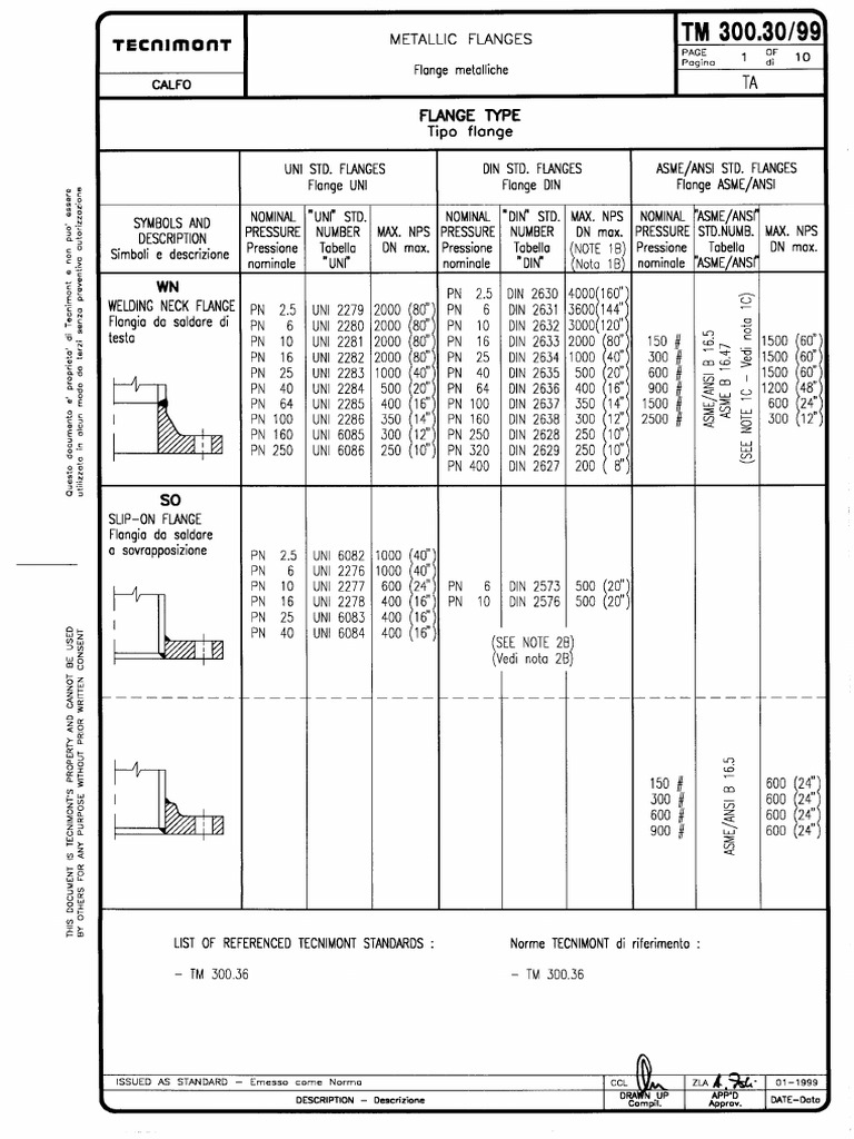 205 - TM300 - 30 - 99 - Metallic Flanges | PDF