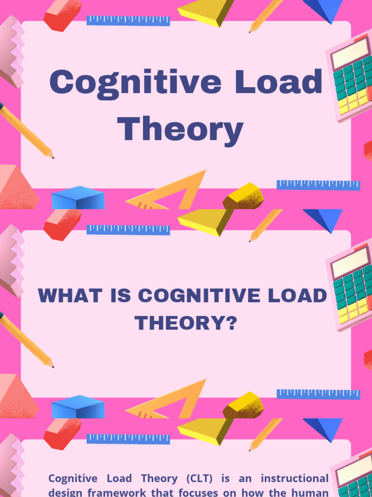 Understanding Cognitive Load Theory | PDF