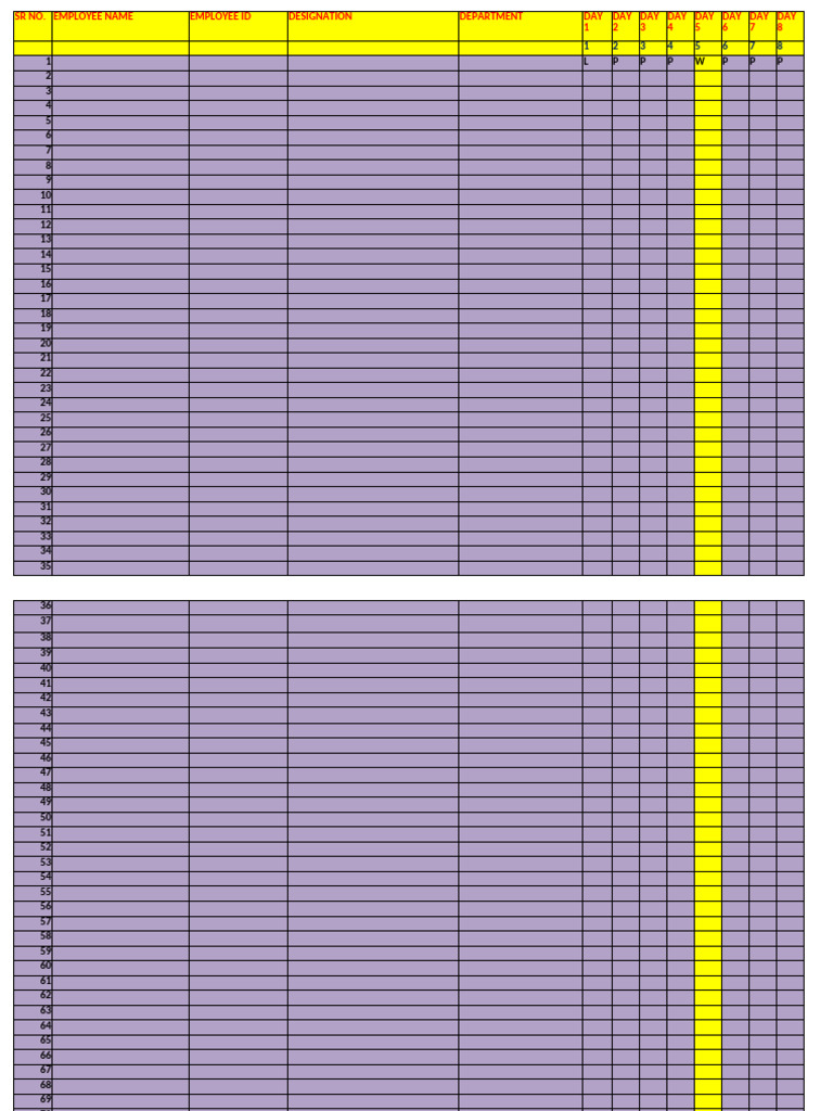 CCH Attendance Summary Report | PDF