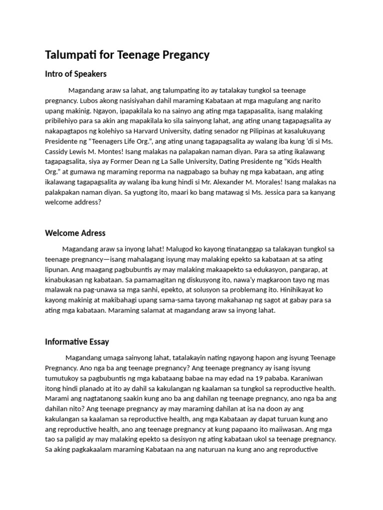 Talumpati | PDF