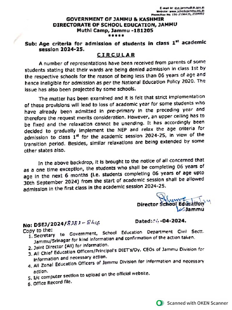 Admission Criteria For Admission | PDF