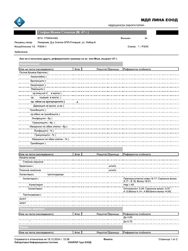 Report Pat Test Result | PDF
