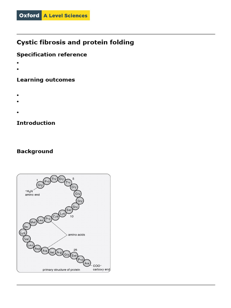Structure of Proteins and Modelling | PDF | Protein Structure | Proteins