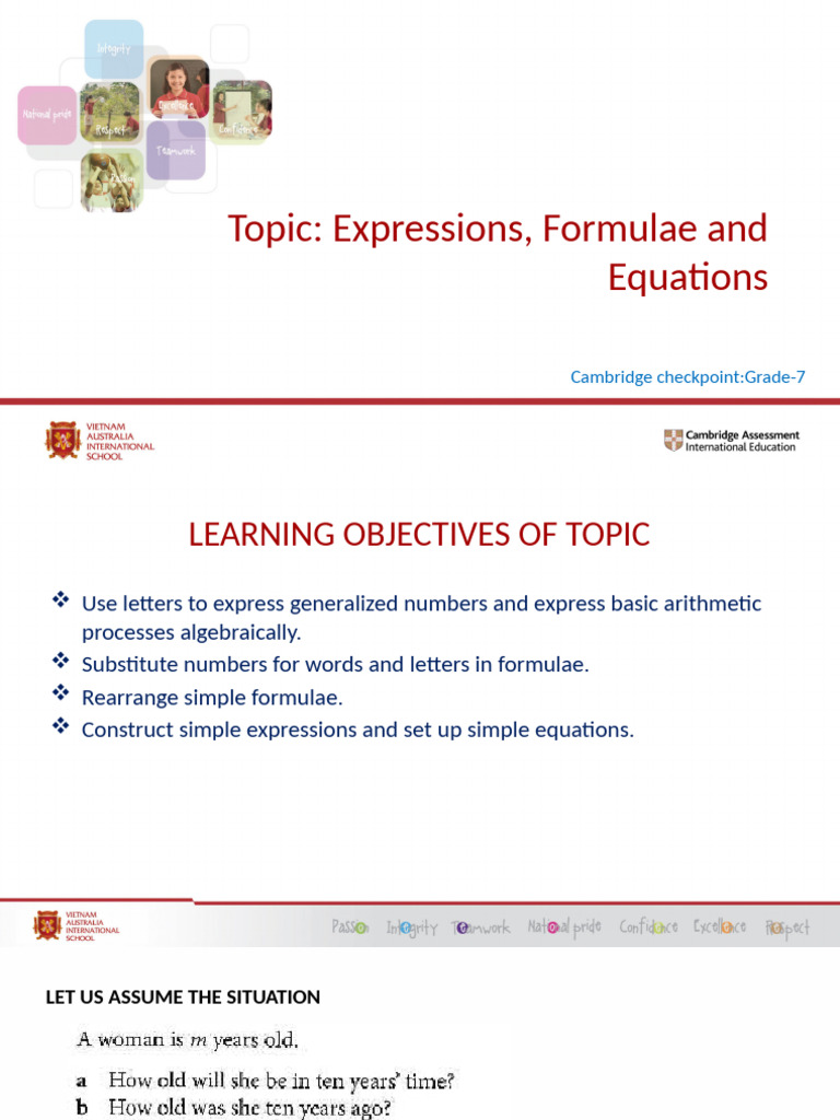 Grade 7 Algebra: Expressions & Equations | PDF | Equations | Algebra