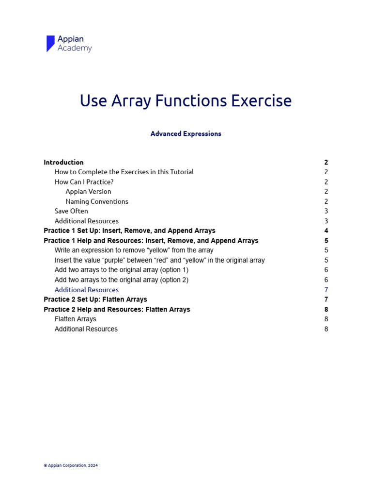 Use Array Functions Exercise | PDF | Software | Software Engineering