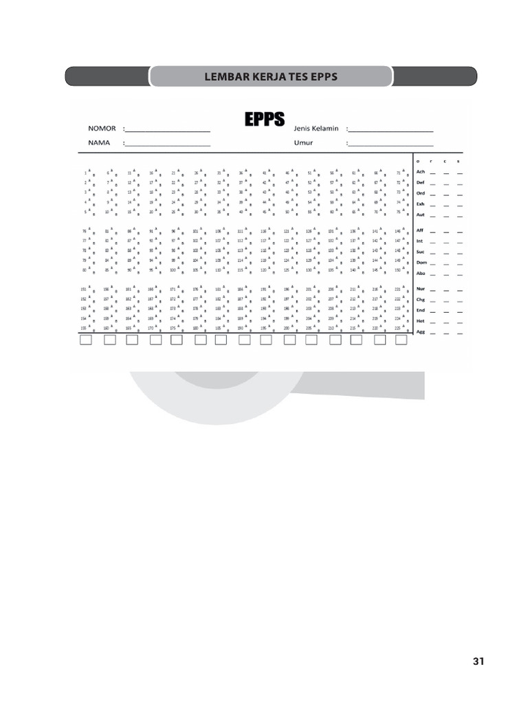 Epps Tes | PDF