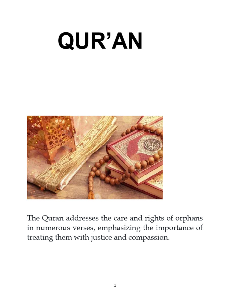 Quranic Guidance on Orphans | PDF | Islamic Belief And Doctrine ...