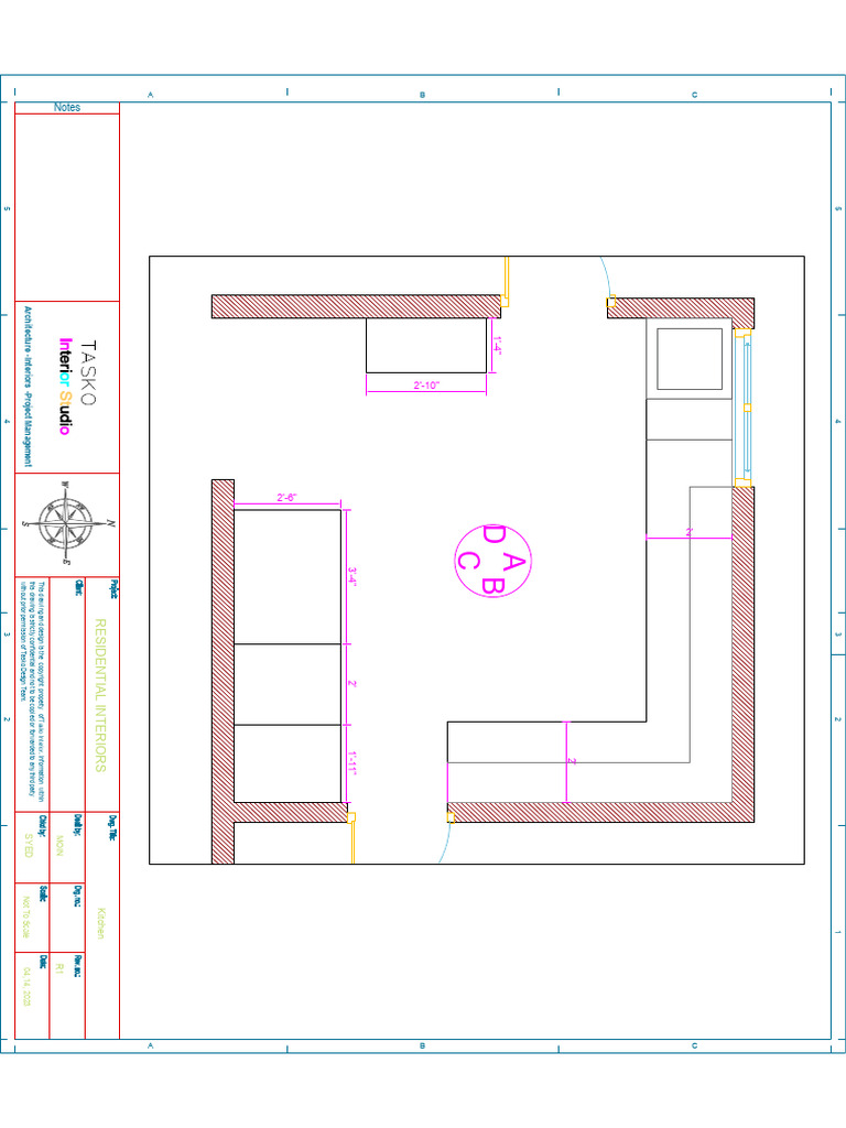 Tasko Interiors Residential Design Plan | PDF