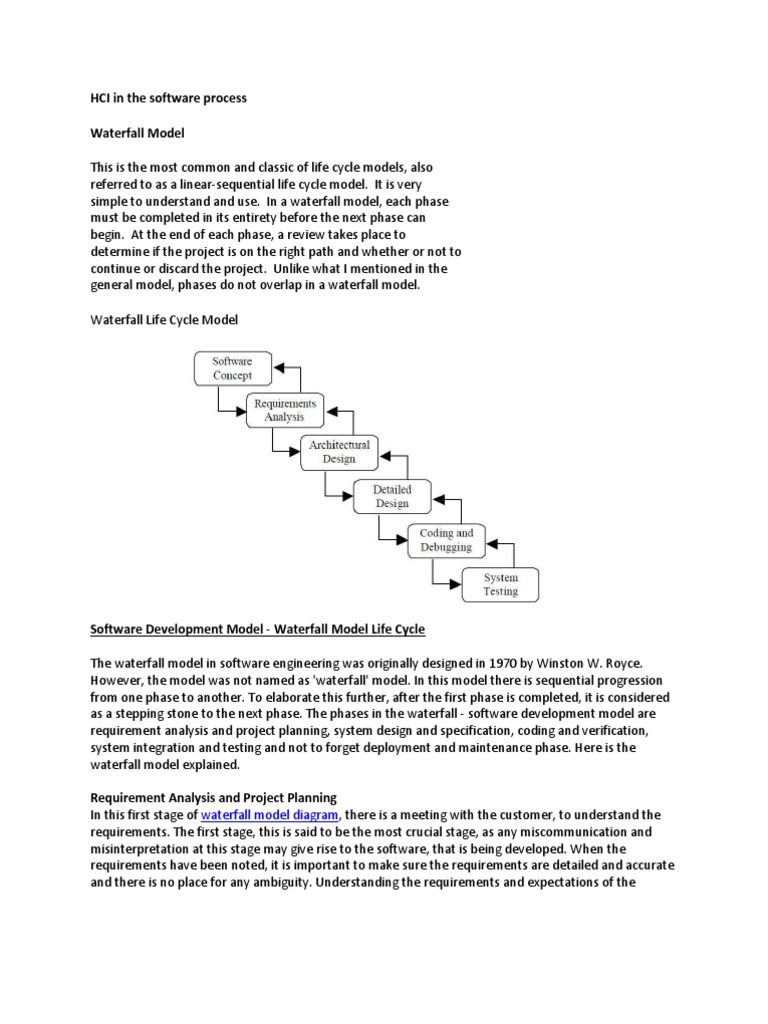 HCI in The Software Process | PDF | Usability | Software Development ...
