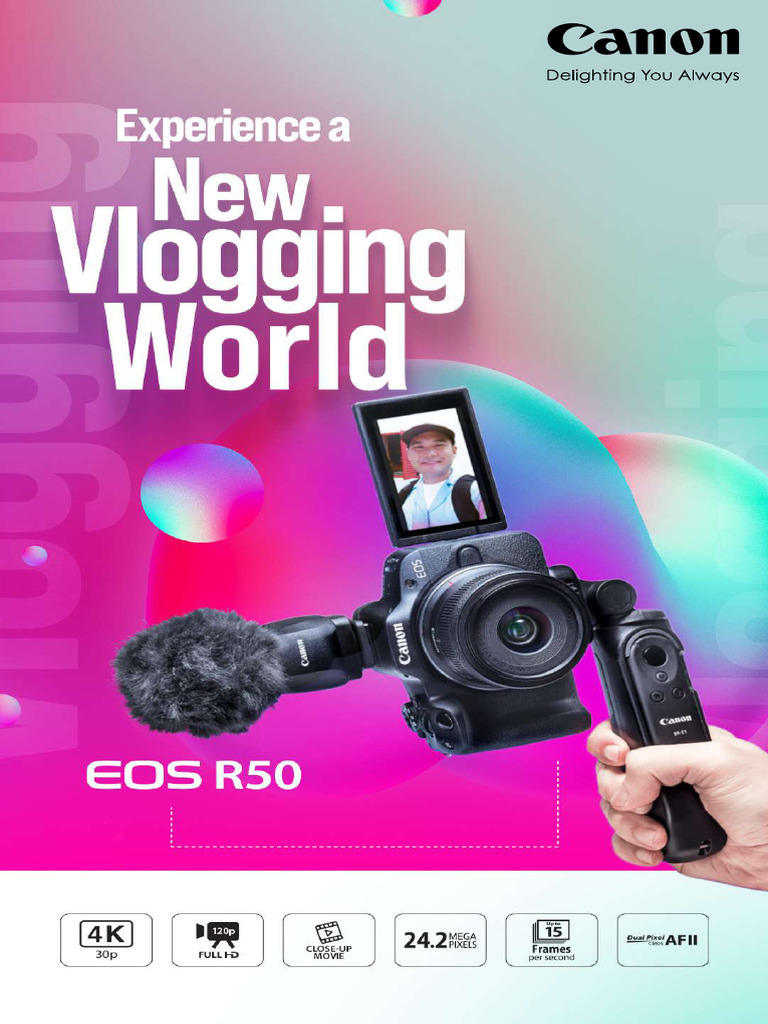 Canon EOS R50 Camera Features Guide | PDF | Autofocus | Camera