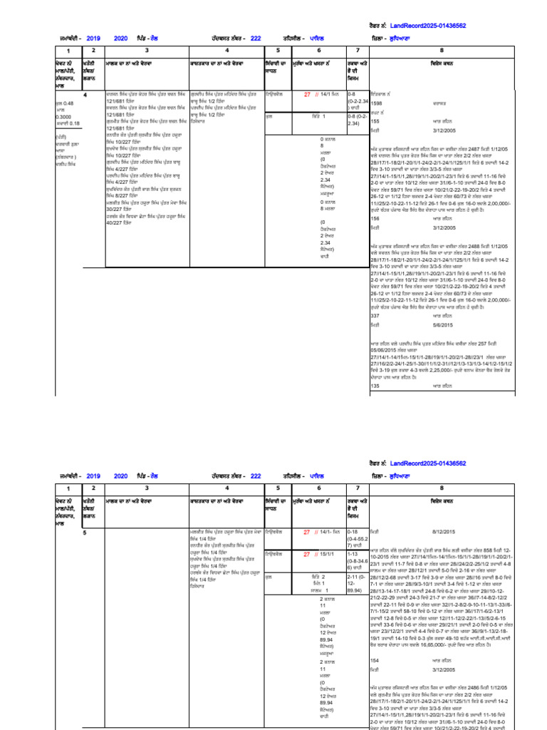 Not For Legal Purpose: Landrecord2025-01436562 | PDF