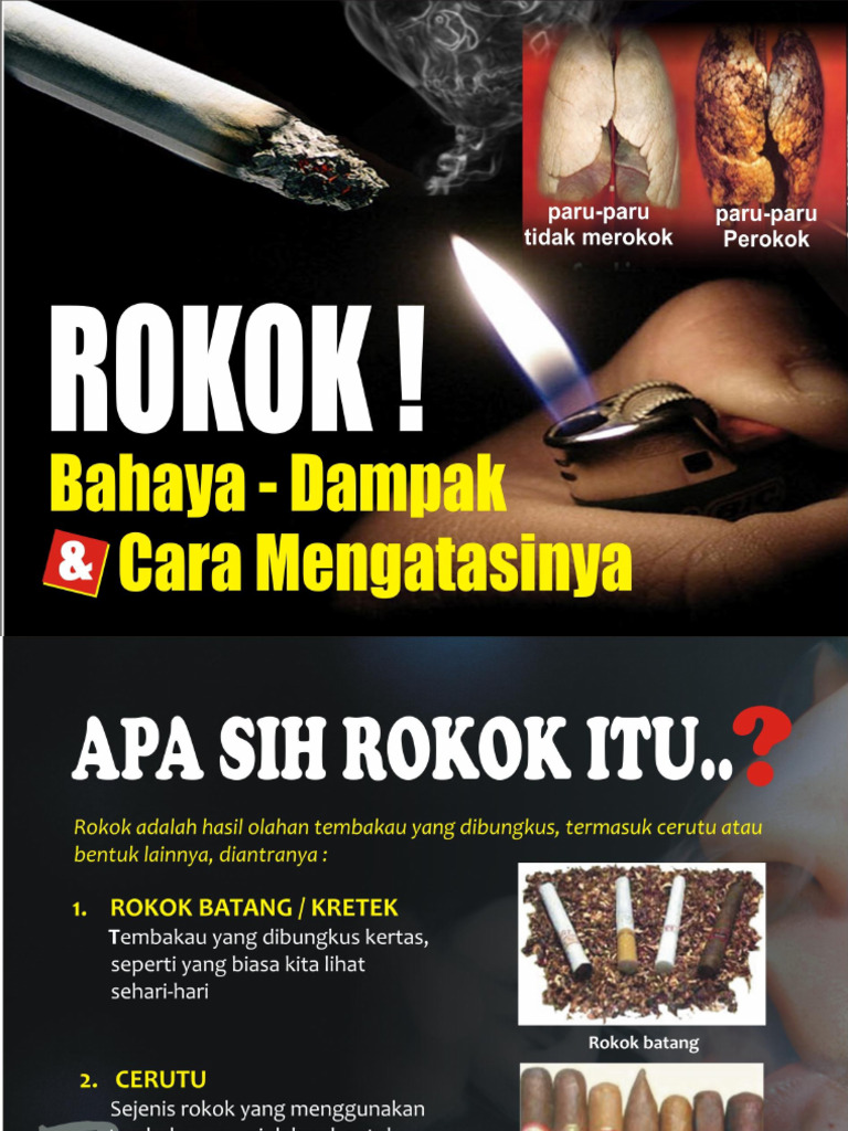 Bahaya Merokok Dan Cara Mengatasinya | PDF