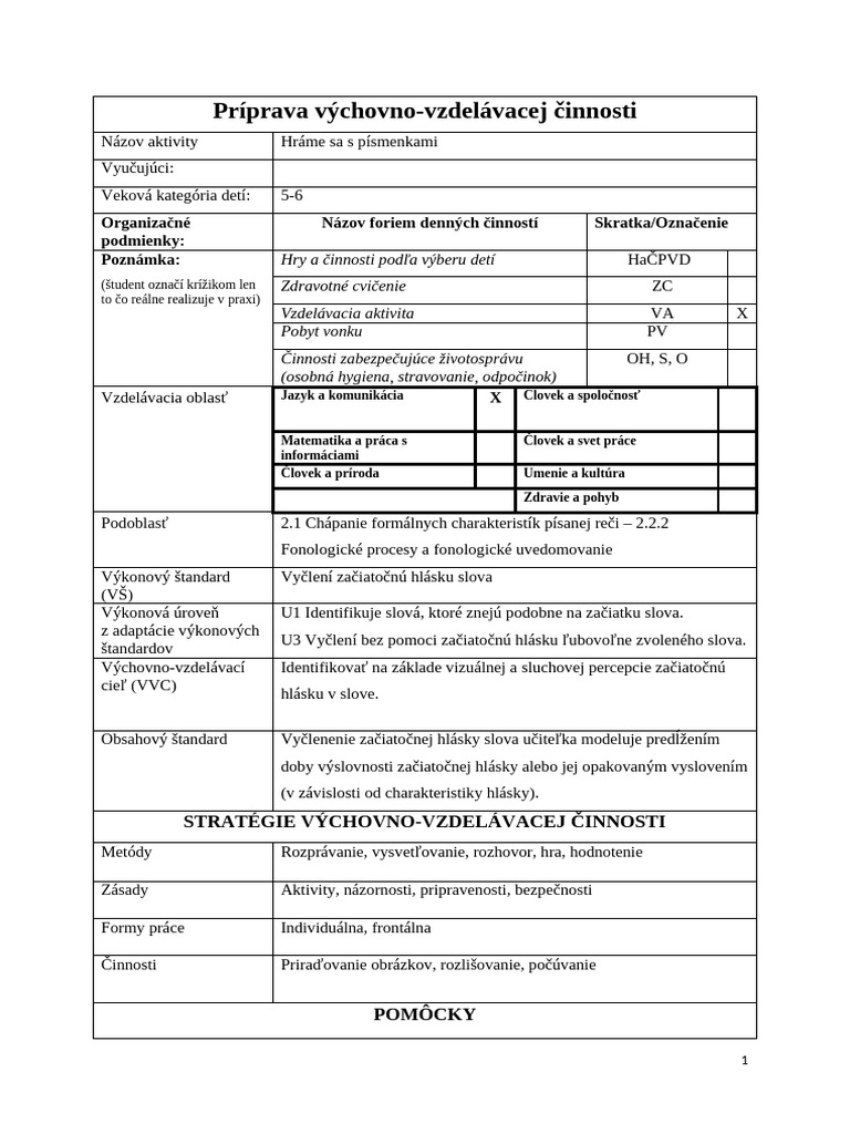 Priprava NKS | PDF
