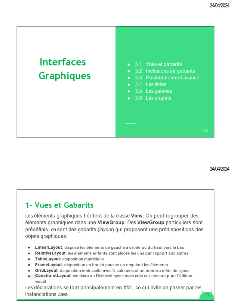 Guide des Gabarits d'Interface Graphique | PDF | Pixel | Mise en page