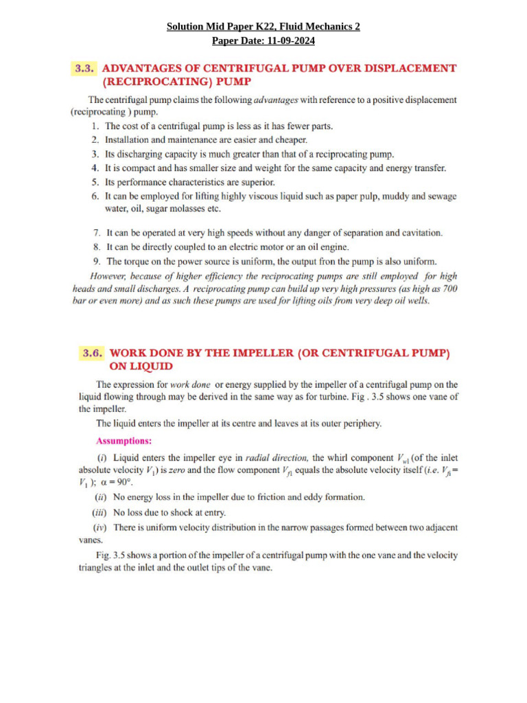 Solution Mid Paper K22 FM2 | PDF