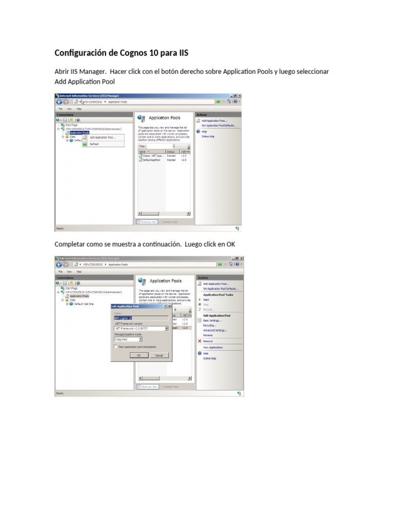 Configurar IIS | PDF