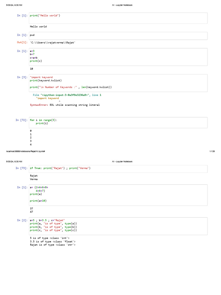 Python Basics: Data Types & Operations | PDF | Software Engineering ...