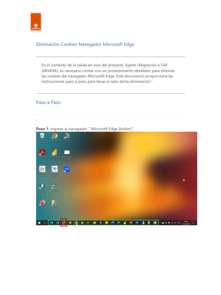Júpiter - Eliminar Cookies MS Edge | PDF